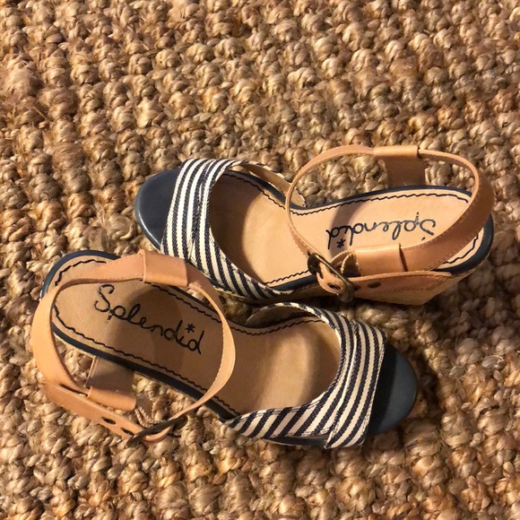 Blue & White Wedges - Picture 2 of 3